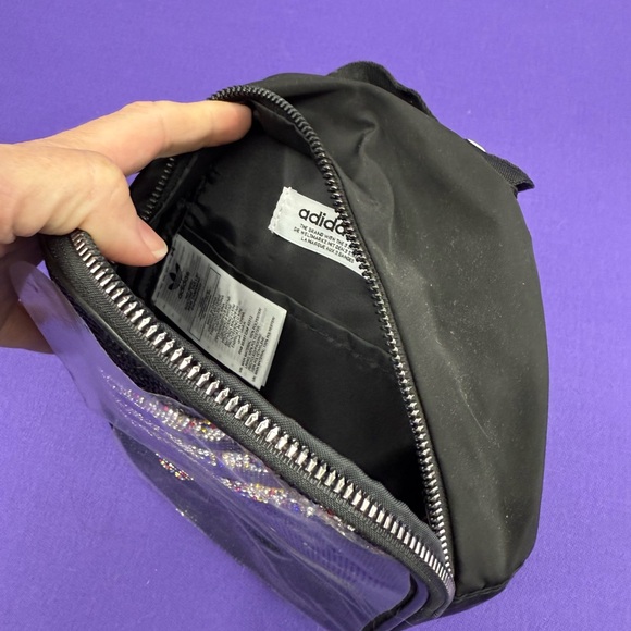 Adidas Black Rhinestone Mini Backpack - Picture 3 of 5